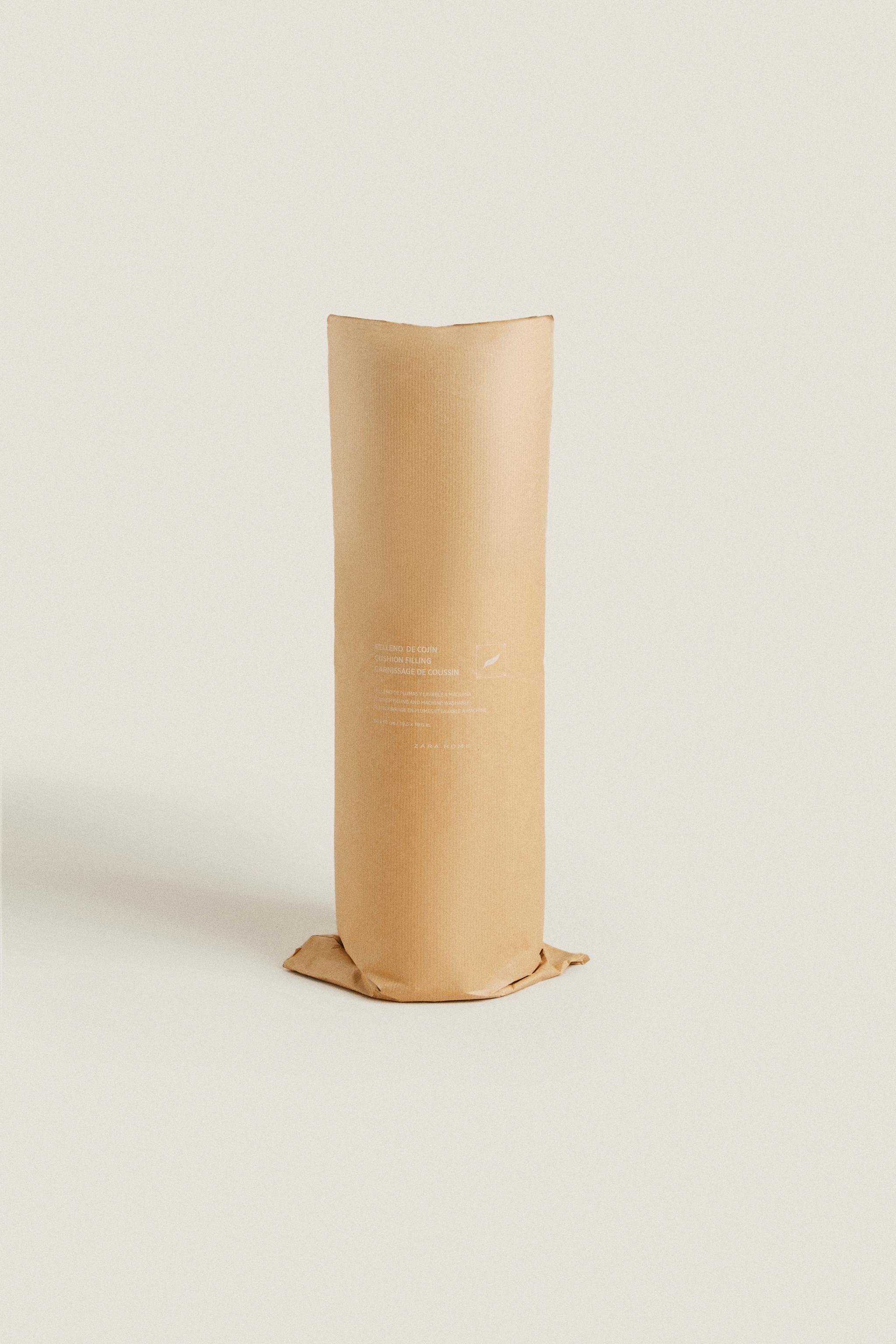 COUSSIN DE GARNISSAGE EN PLUMES HOUSSE EN COTON